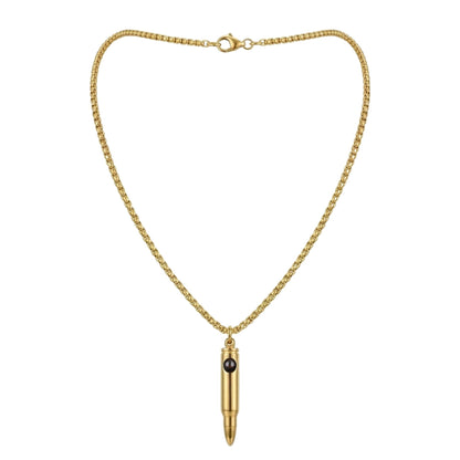 Men's Bullet Shape Necklace SnapEyelet