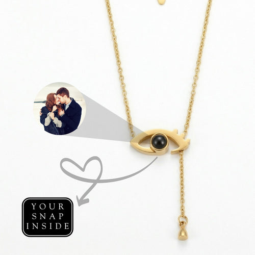 Drop eye projection Necklace- Snapeyelet