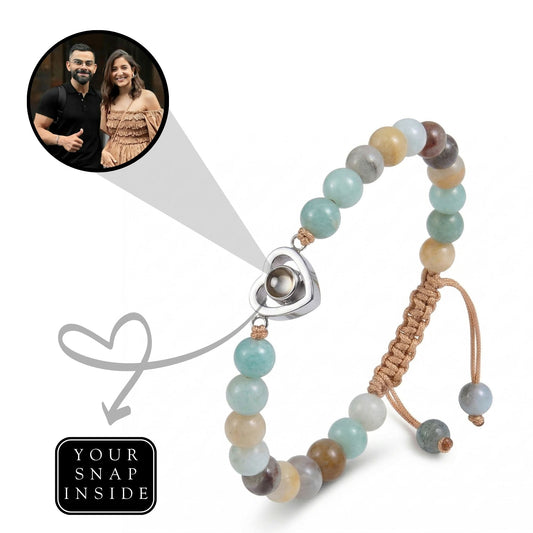 The Hidden Memory Projection beads Bracelet"- SnapEyelet