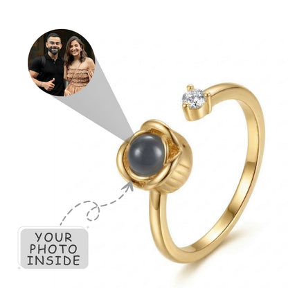 Rose Shape Adjustable Cuff Ring – SnapEyelet