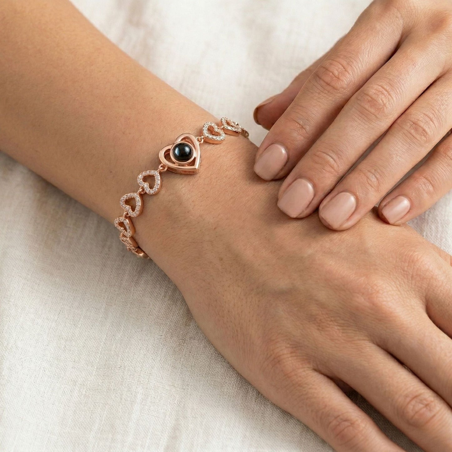 Multi Heart photo projection Bracelet- SnapEyelet