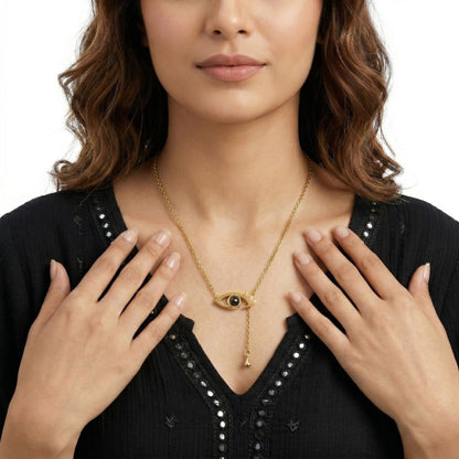 Drop eye projection Necklace- Snapeyelet