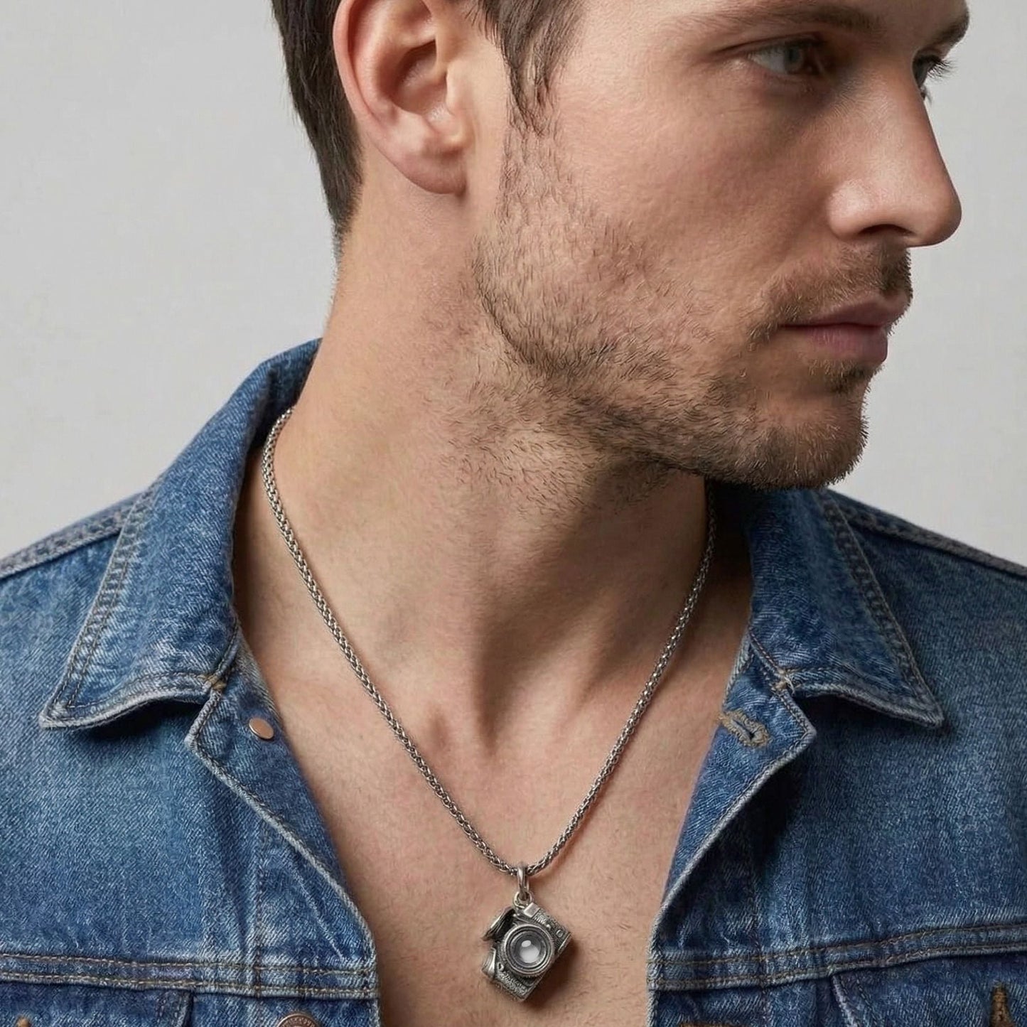 SnapEyelet PURSONALISED PHOTO PROJECTION CAMERA  Necklace