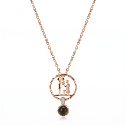 The Hidden Memory Projection propose Necklace"- SnapEyelet