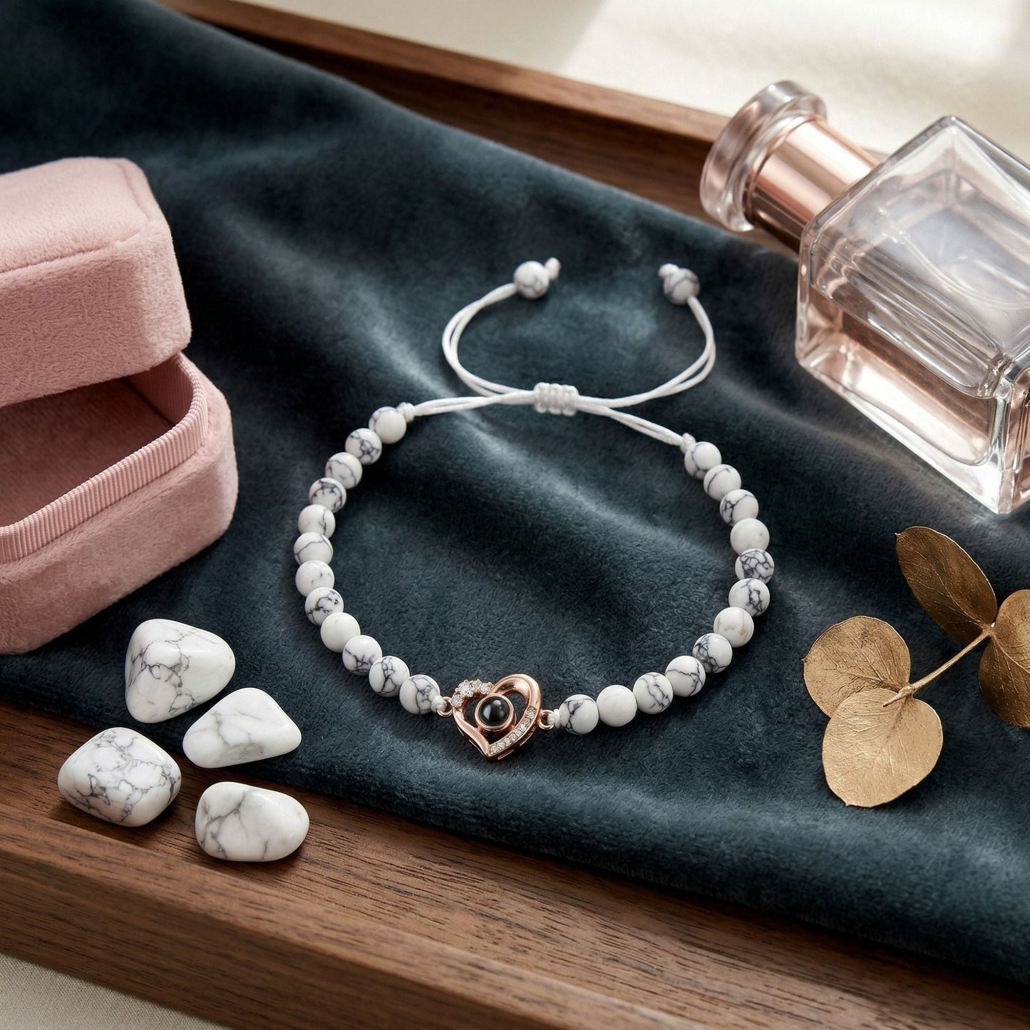 The Hidden Memory Projection beads Bracelet"- SnapEyelet