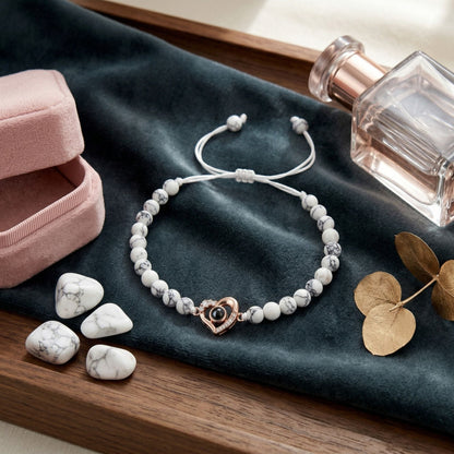 The Hidden Memory Projection beads Bracelet"- SnapEyelet