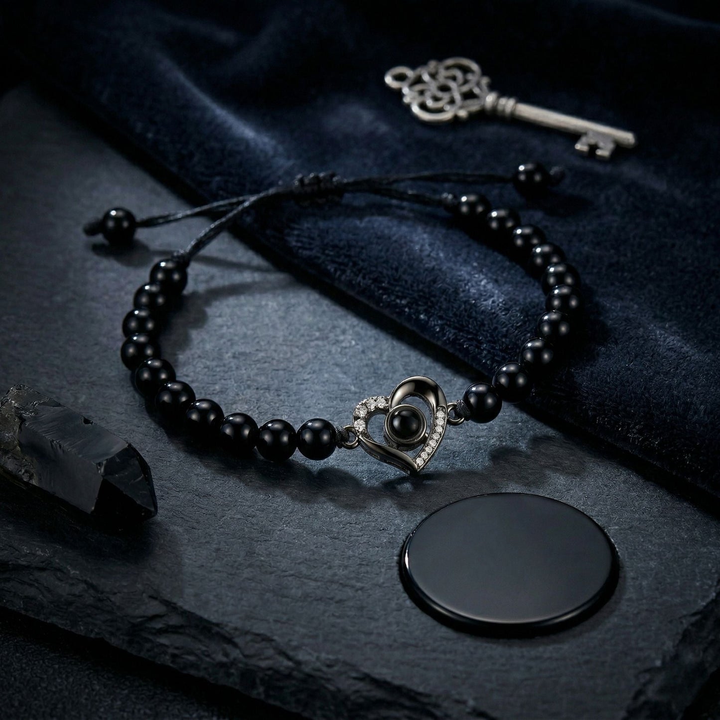 The Hidden Memory Projection beads Bracelet"- SnapEyelet