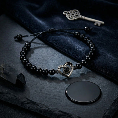 The Hidden Memory Projection beads Bracelet"- SnapEyelet