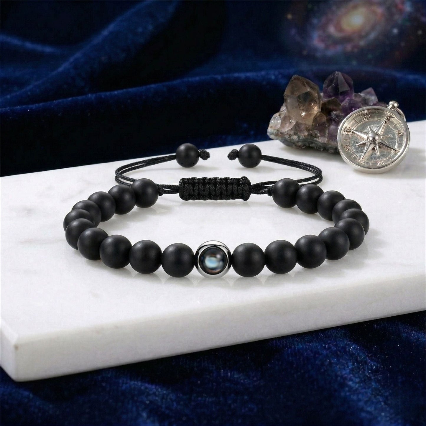 The Hidden Memory Projection beads Bracelet"- SnapEyelet