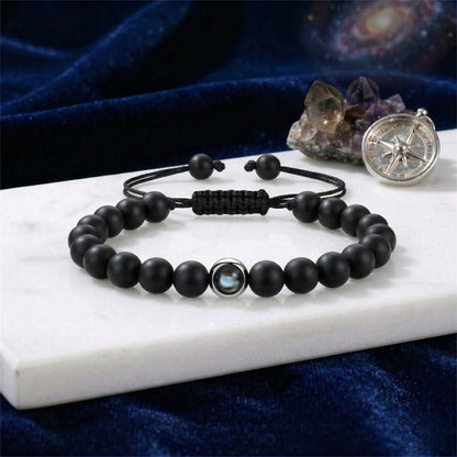 The Hidden Memory Projection beads Bracelet"- SnapEyelet