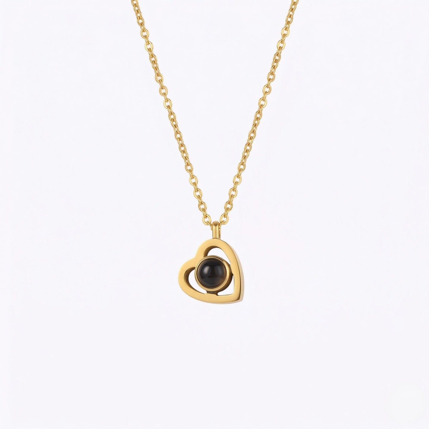 Heart photo projection Necklace-SnapEyelet