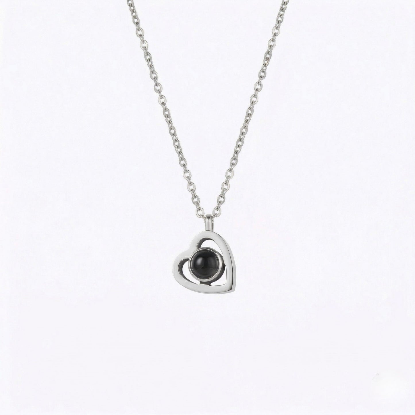 Heart photo projection Necklace-SnapEyelet