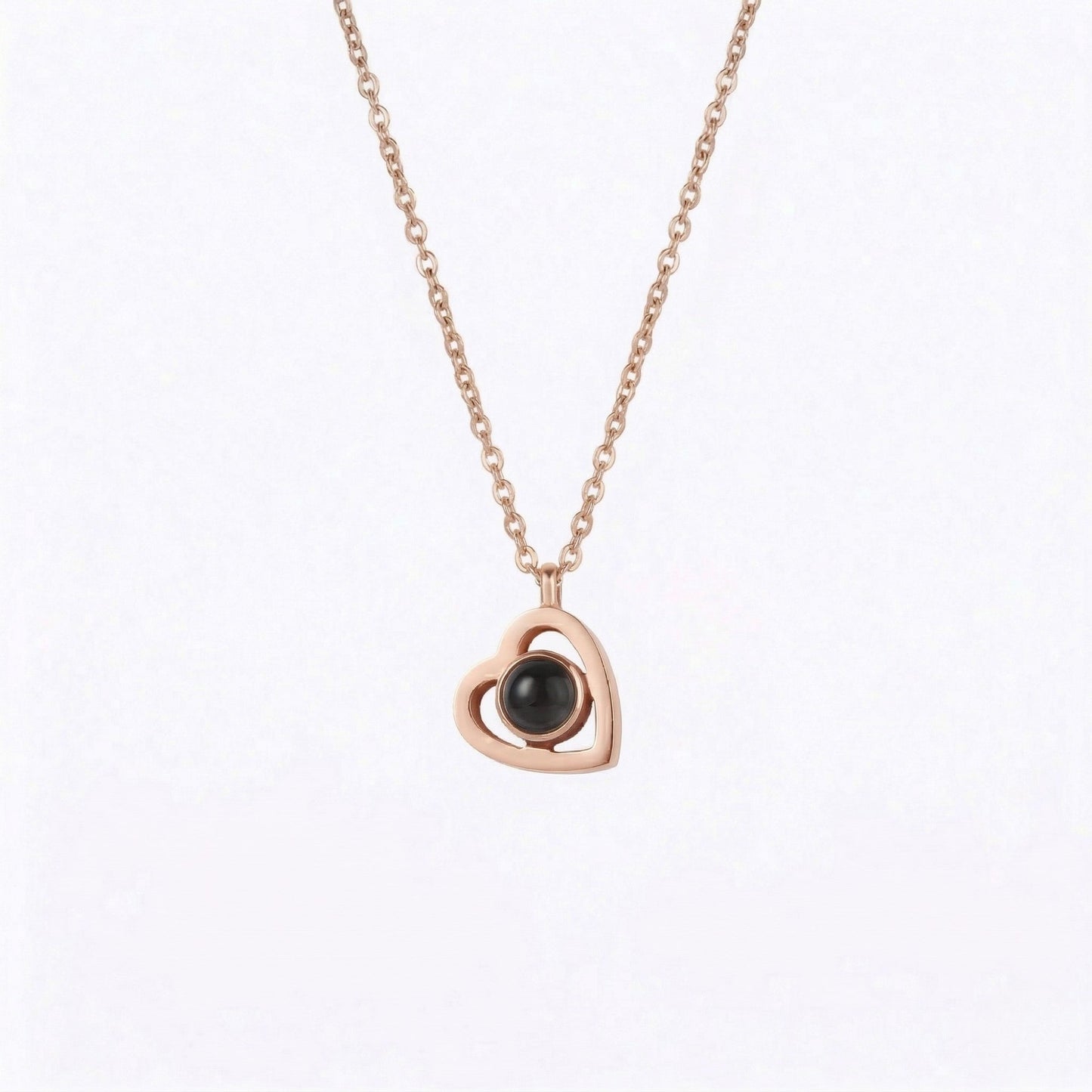 Heart photo projection Necklace-SnapEyelet