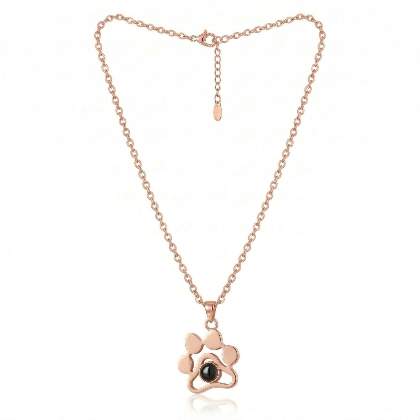 Personalized Pet  Memory photo projection Necklace- SnapEyelet