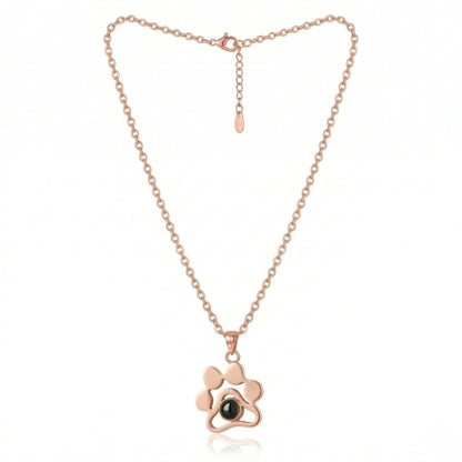 Personalized Pet  Memory photo projection Necklace- SnapEyelet