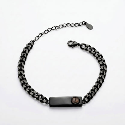 His/Her Hidden photo Projection Bracelet- SnapEyelet