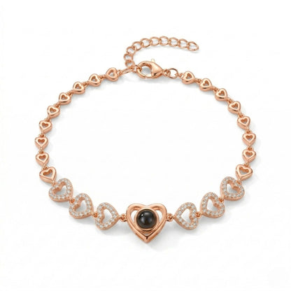 Multi Heart photo projection Bracelet- SnapEyelet
