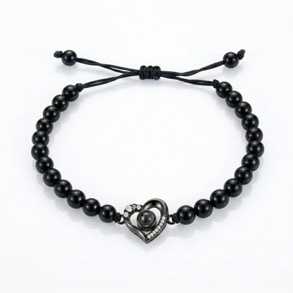The Hidden Memory Projection beads Bracelet"- SnapEyelet