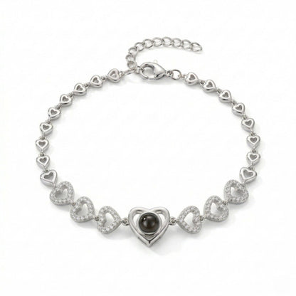 Multi Heart photo projection Bracelet- SnapEyelet