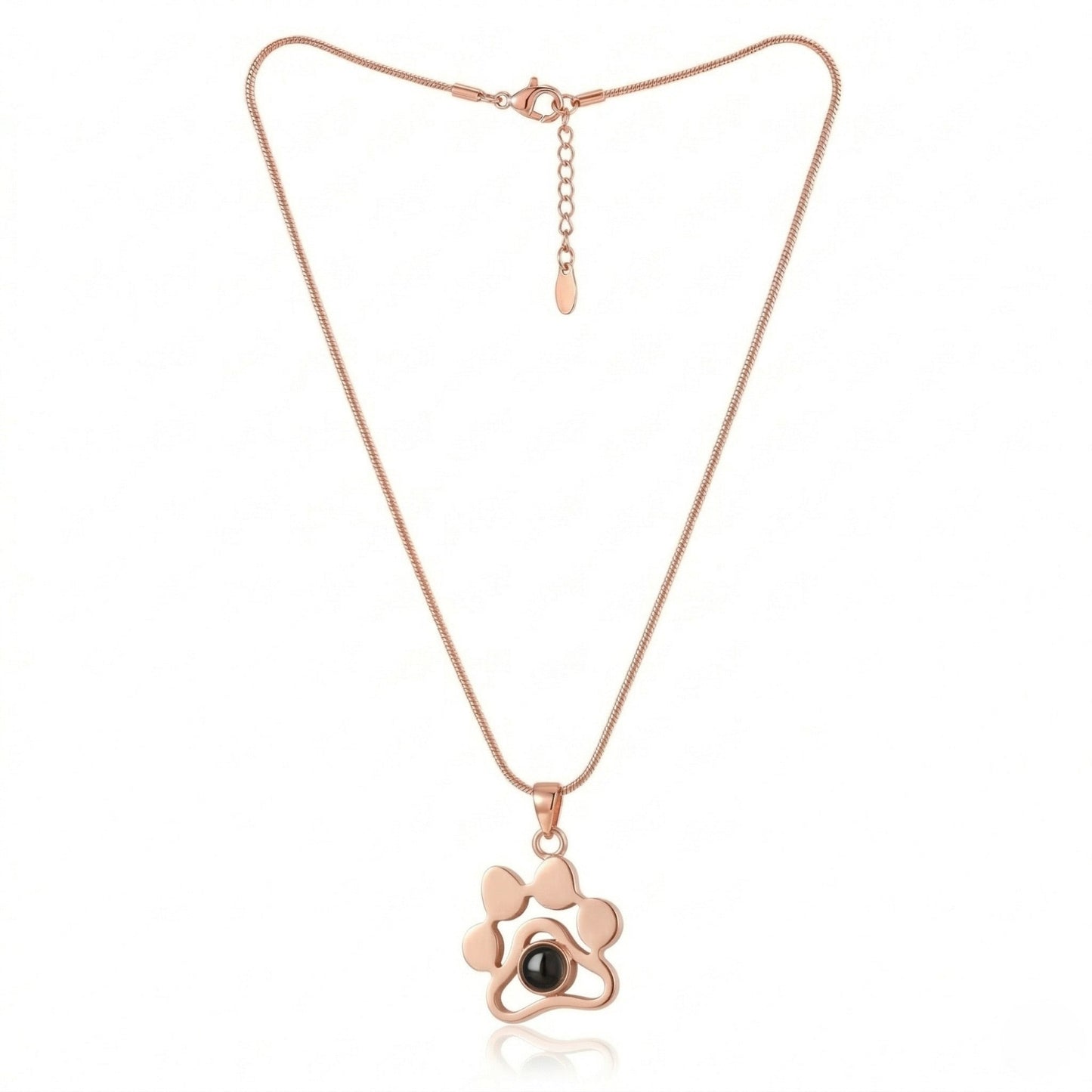 Personalized Pet  Memory photo projection Necklace- SnapEyelet