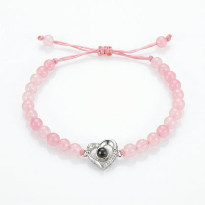 The Hidden Memory Projection beads Bracelet"- SnapEyelet