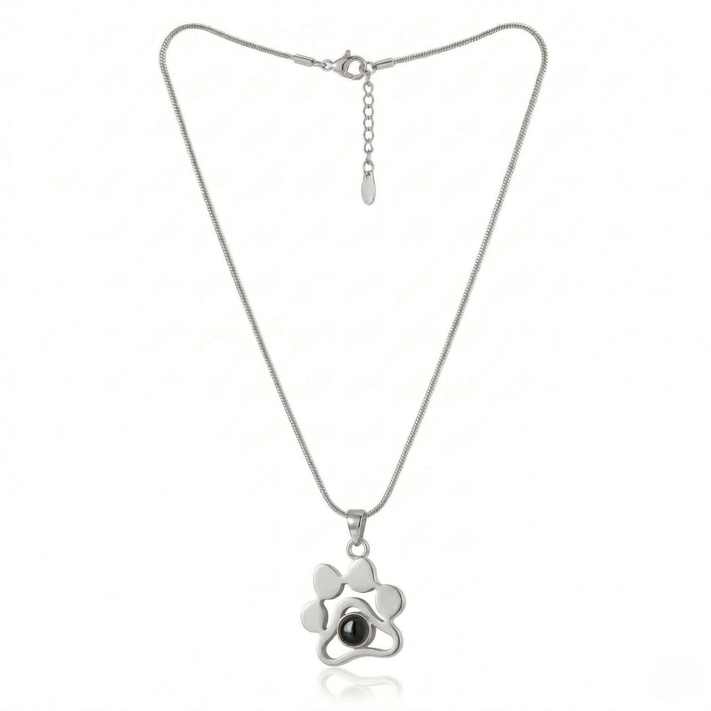 Personalized Pet  Memory photo projection Necklace- SnapEyelet