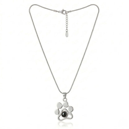 Personalized Pet  Memory photo projection Necklace- SnapEyelet