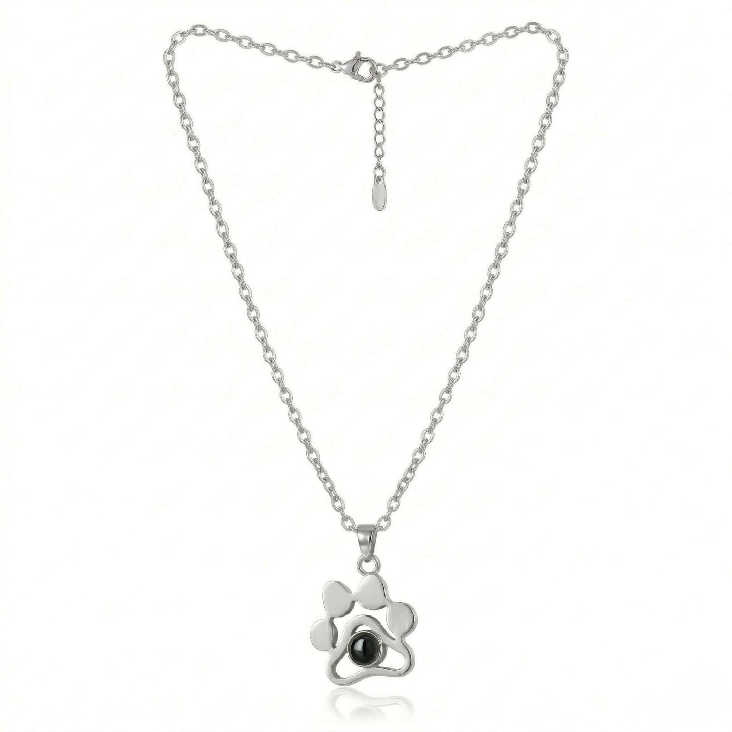Personalized Pet  Memory photo projection Necklace- SnapEyelet