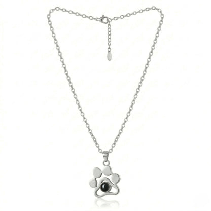 Personalized Pet  Memory photo projection Necklace- SnapEyelet