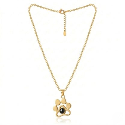 Personalized Pet  Memory photo projection Necklace- SnapEyelet
